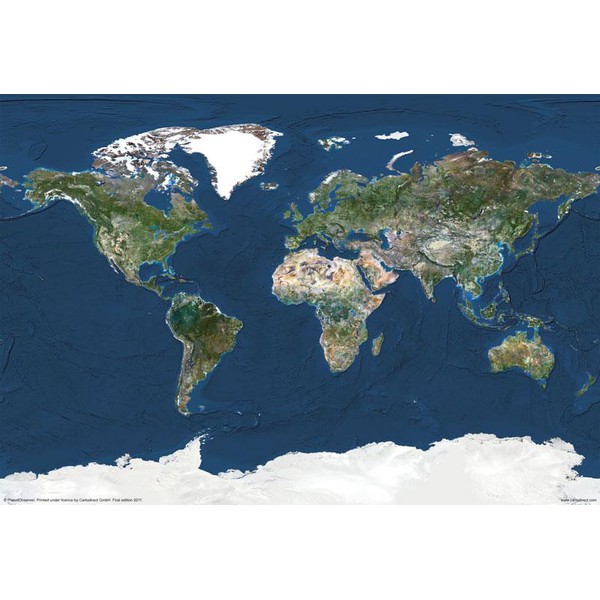 Planet Observer Mapa mundial do 'Observador do Planeta'