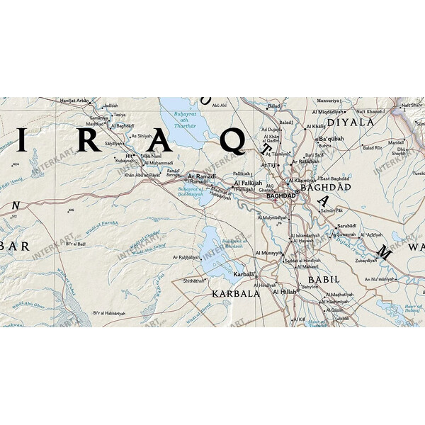 National Geographic mapa do Iraque