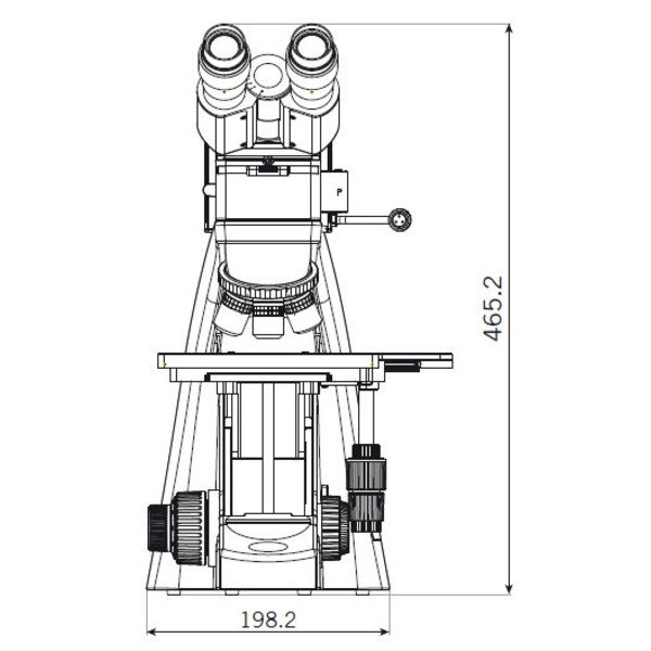 Motic Microscópio BA310 MET binocular microscope