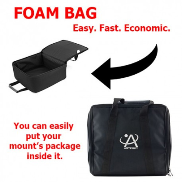 Artesky Estojo de transporte Foam Bag for iOptron IEQ30
