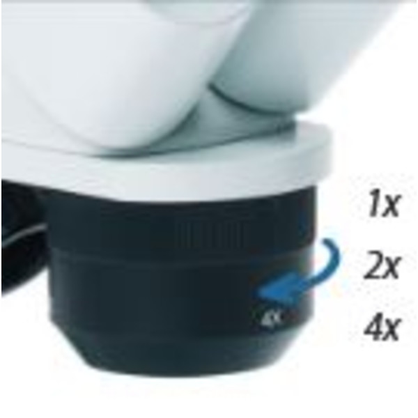 Euromex Microscópio stéreo Stereomikroskop ED.1802-S, EduBlue 1x/2x/4x