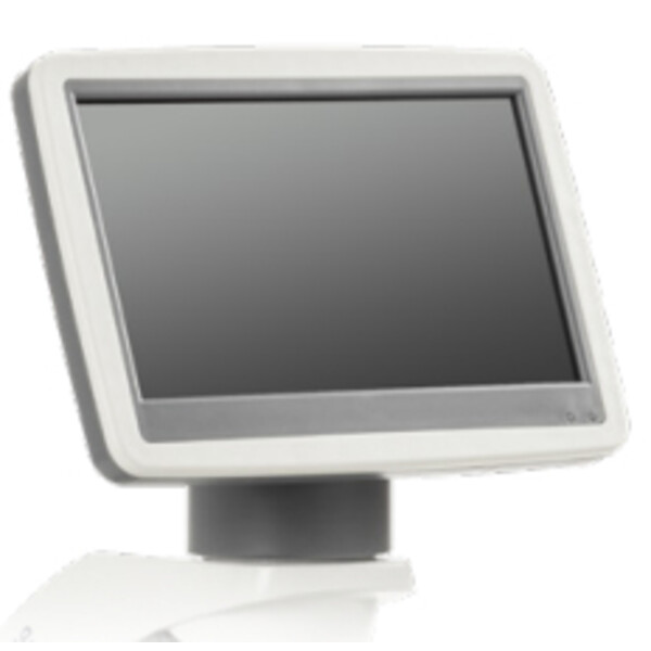 Euromex Microscópio BioBlue, BB.4200-LCD, 7 inch LCD Bildschirm, SMP 4/10/S40x Objektiven, DIN, 40x - 400x, 10x/18, LED, 1W, einfacher Objekttisch