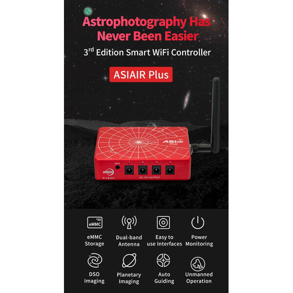ZWO Computador para astrofotografia ASIAIR PLUS (32GB)