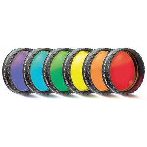 Baader Conjunto de filtros de ocular 1,25" - 6 cores (planótico e polido)