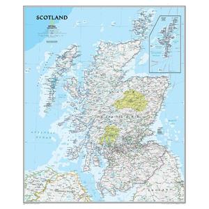 National Geographic Mapa Escócia