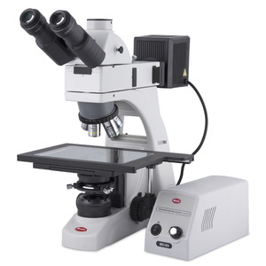 Motic Microscópio BA310 MET-T trinocular microscope, (6 "x4")