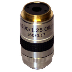 Optika objetivo Objective M-059, PLAN, 100x oil with diaphragm for darkfield for B-380, B-500