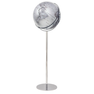 emform Globo com pedestal Apollo 17 Silver 43cm