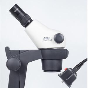 Motic Microscópio estéreo zoom GM-161, bino, fluo,  7.5-45x, wd 110mm
