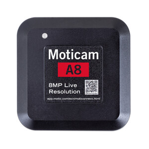 Motic Câmera Kamera A8, color, sCMOS, 1/3", 1.34µm, 30fps, 8MP, USB 2.0