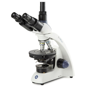 Euromex Microscópio Mikroskop BioBlue, BB.4241-P-HLED,trino, Pol, DIN, 40x-400x, 10x/18, LED, 1W