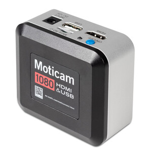Motic Câmera 1080N, color, CMOS, 1/2.8", 2.9 µm, 6 MP, 30 fps, HDMI, USB 2.0