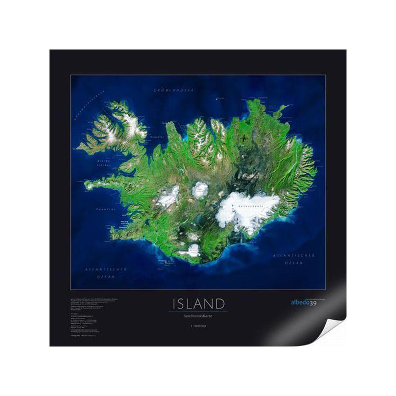 albedo 39 Mapa Islândia