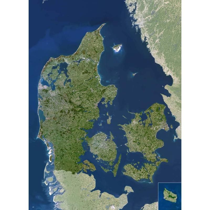 Planet Observer Mapa Dinamarca pelo 'Observador do Planeta'