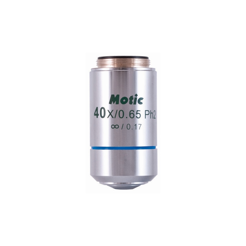 Motic objetivo CCIS plan achromatic EC-H PLPH 40X/0.65 positive phase objective (sprung) (AA = 0.5mm)