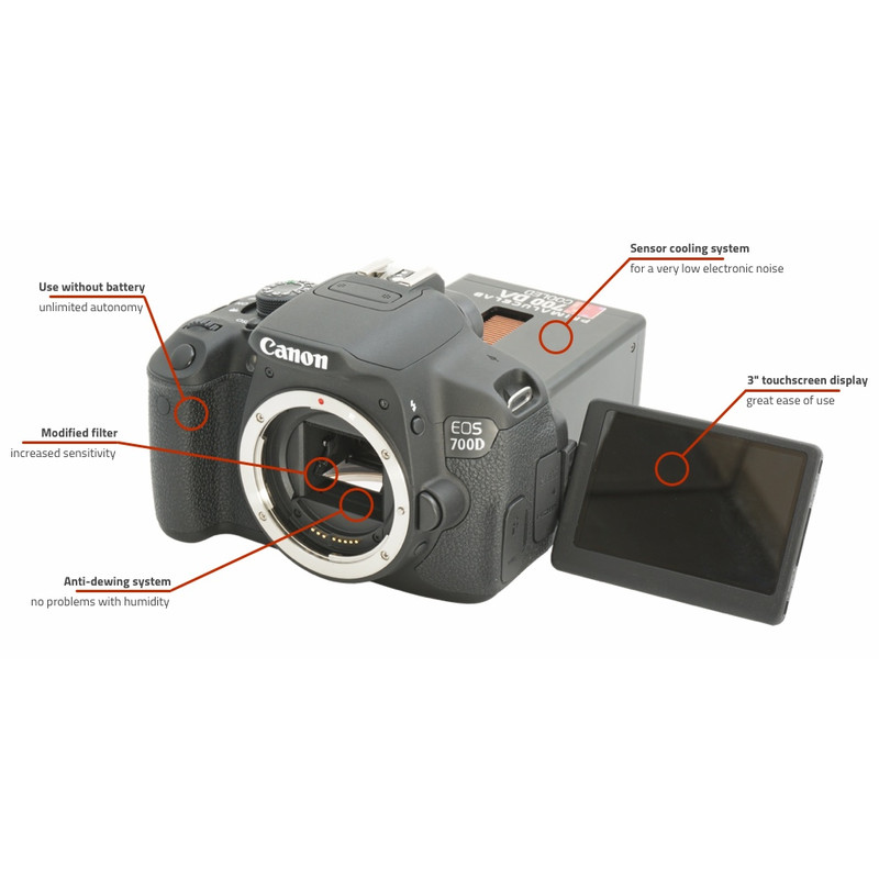 Canon Câmera DSLR EOS 700Da cooled