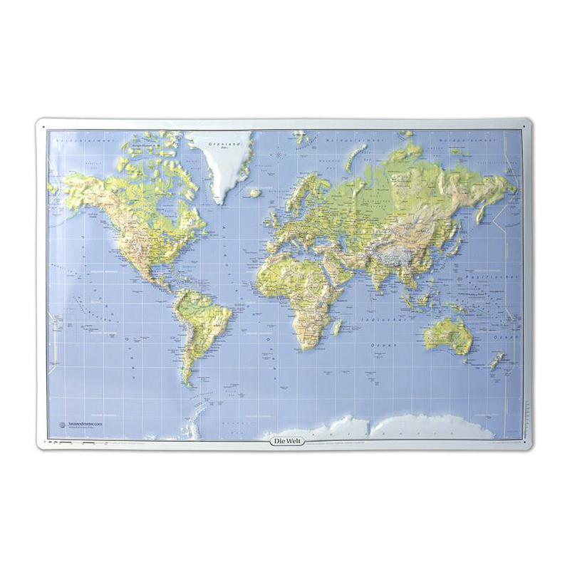 Kober-Kümmerly+Frey 3D Mapa mundial magnético, Escala 1:73 Milhões