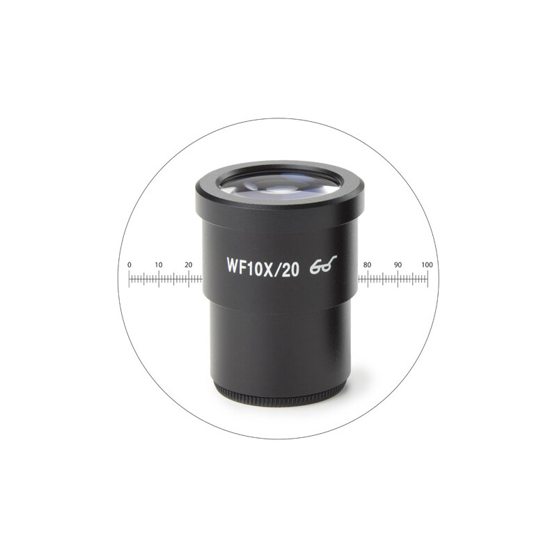 Euromex Ocular de medição HWF 10x/20 mm eyepiece with micrometer , SB.6010-M (StereoBlue)