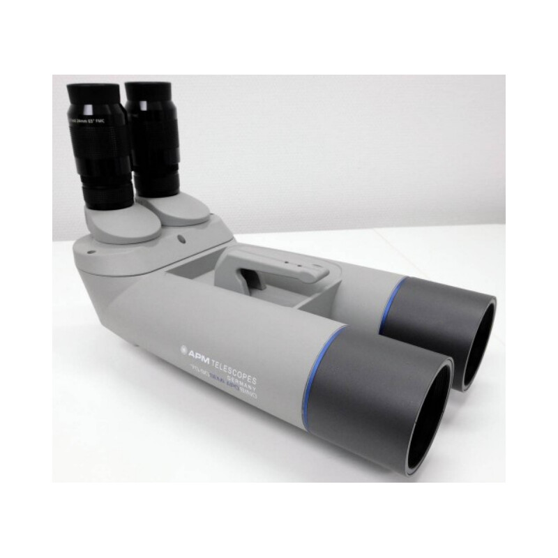 APM Binóculo Fernglas 70mm 90° non-ED 1,25 mit 24mm UF Okularen und Koffer