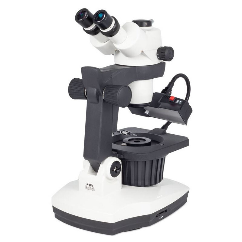 Motic Microscópio estéreo zoom GM-168, trino, 7,5-50x, wd 113mm