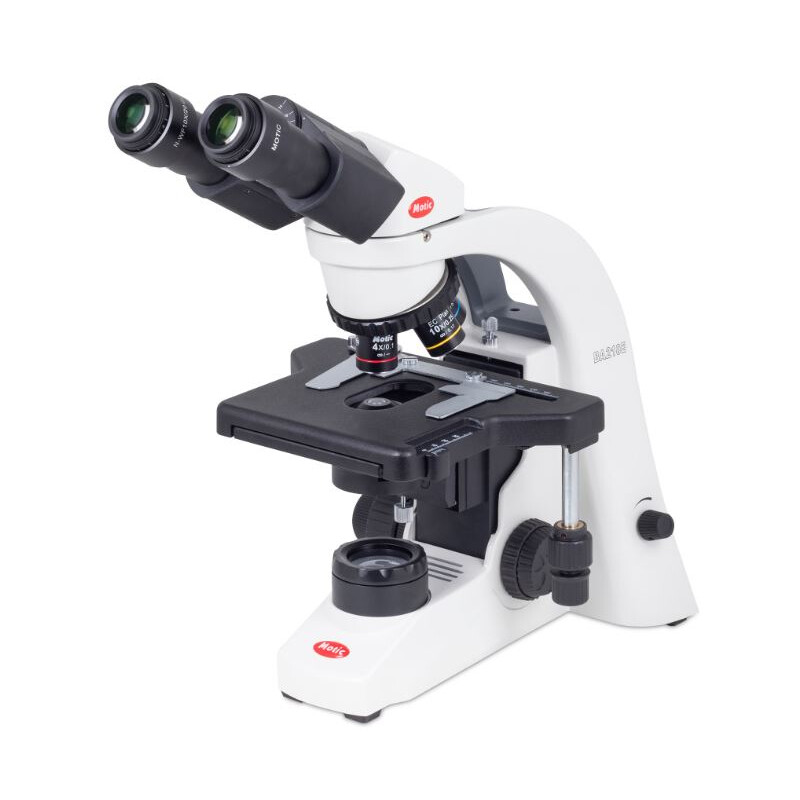 Motic Microscópio BA210E bino, infinity, EC- plan, achro, 40x-1000x Hal