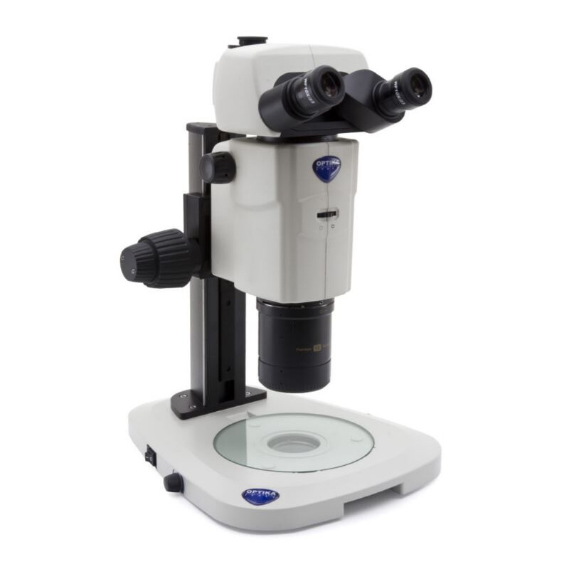 Optika Microscópio estéreo zoom SZR-180, trino, CMO, w.d. 60mm, 10x/23, 7.5x-135x, LED, click stop