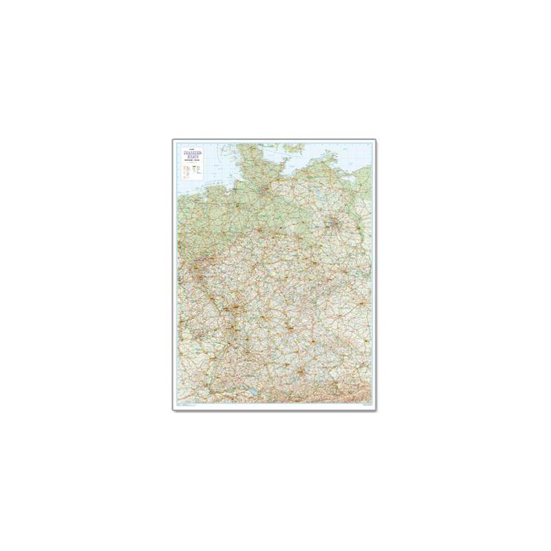 Bacher Verlag Mapa da Alemanha 1:500.000