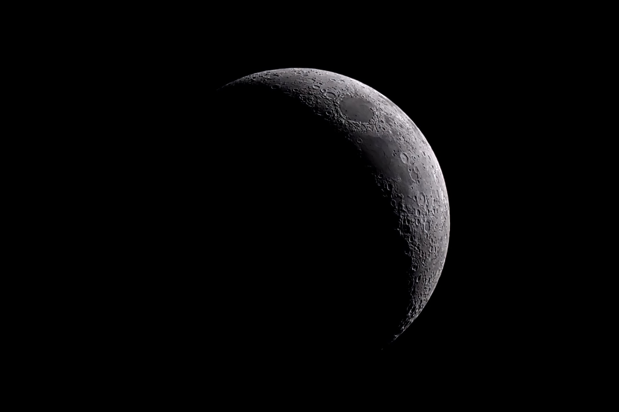 Lua crescente, foto: MS