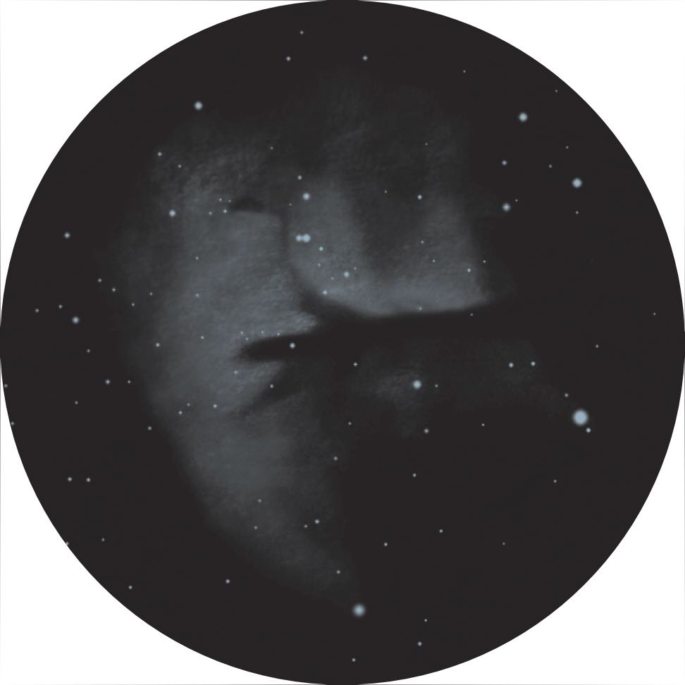 Desenho de NGC 281. Rainer Mannoff 