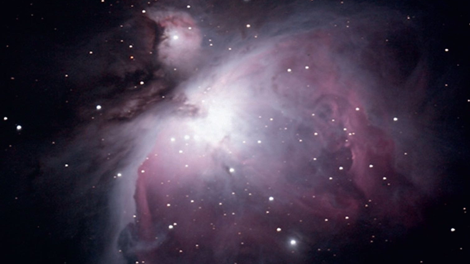 A Nebulosa de Oríon M 42 tem algo para oferecer a cada observador. Hannes Bachleitner / CCD Guide 