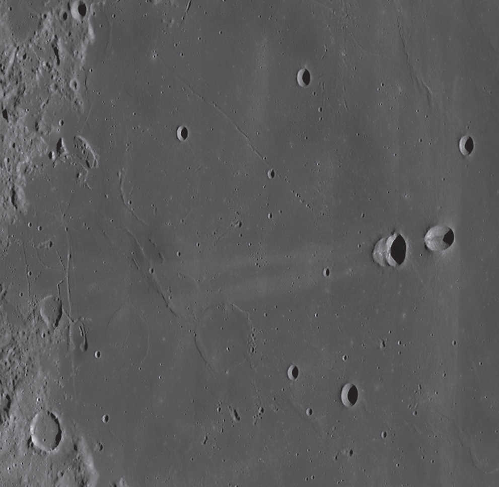 O padrão de ejeção alongado de Messier A é único. NASA/GSFC/Arizona State University