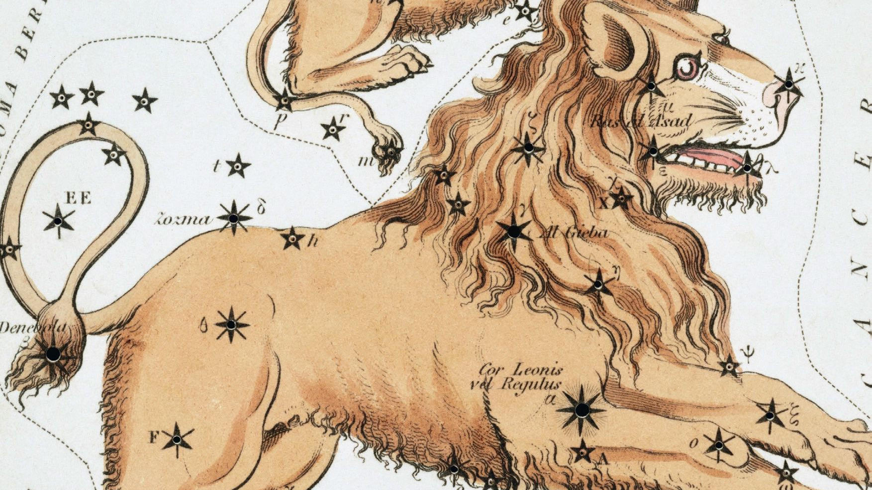 Enquanto hoje é possível reconhecer a distinta forma de um ferro de engomar na constelação, há milhares de anos os observadores celestes imaginavam ali um leão agachado, com a estrela brilhante Regulus a marcar o seu coração. 