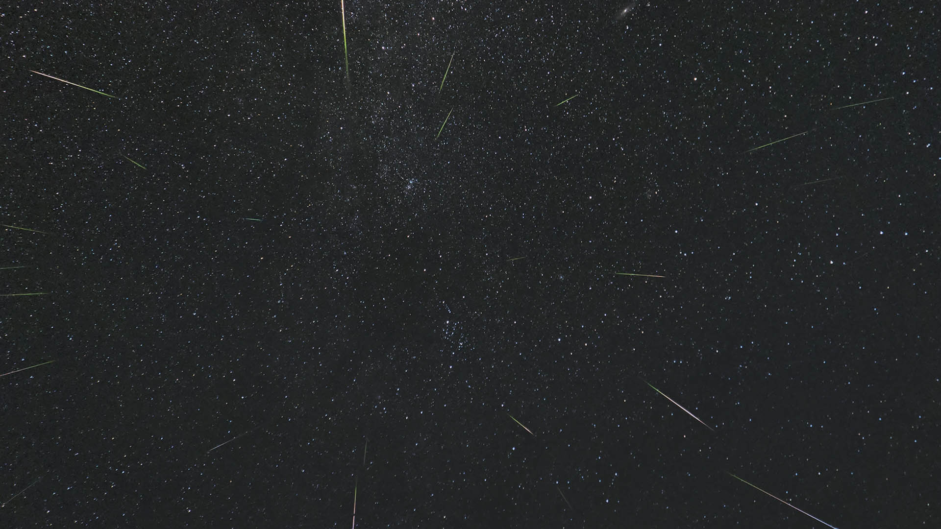 As Perseidas — aqui, uma captação de 2016 — são uma grande oportunidade para realizar tentativas fotográficas este ano. Dados de captação: Leica D-Lux (tipo 109) com ISO 1600, 24 mm de distância focal. Michael Schmidt