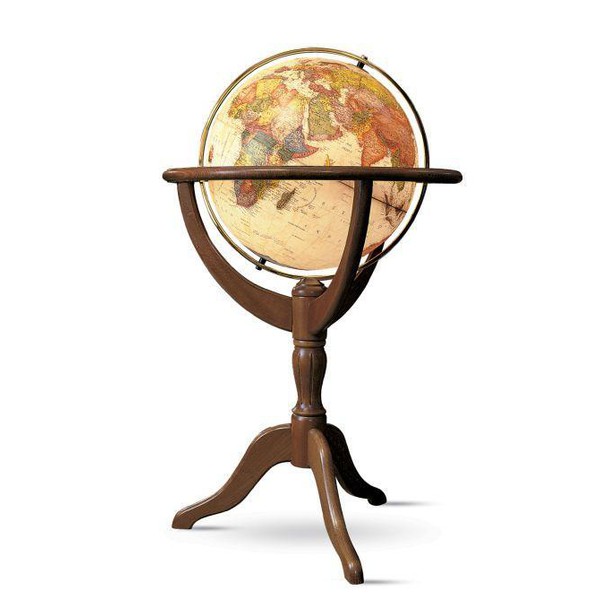 Räthgloben 1917 Globo com pedestal PAL 50 55, Desenho antigo
