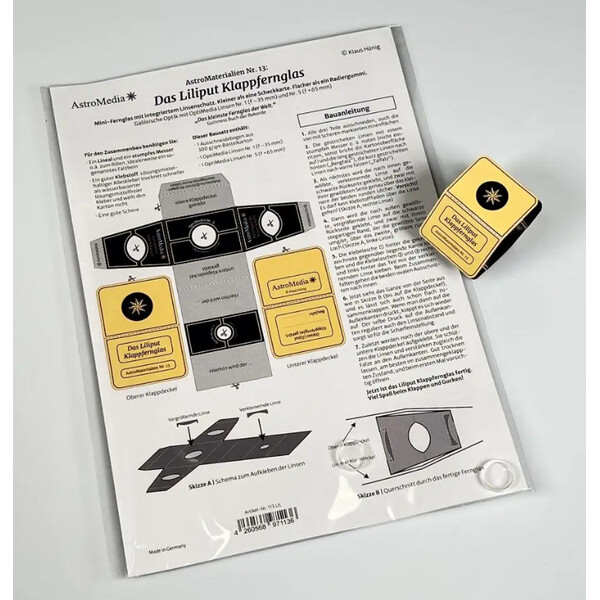 AstroMedia Kit sortimento Das Liliput Klappfernglas