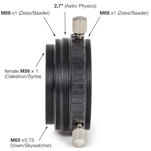 Baader Adaptador de 2'' 'Four-in-One' M68/2"/M68