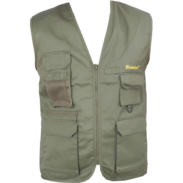 Berlebach Veste de fotógrafo, verde, tamanho L