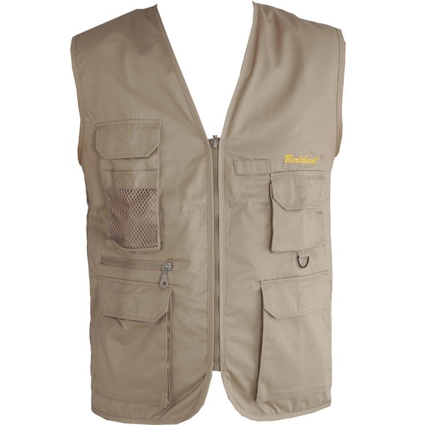 Berlebach Veste de fotógrafo, bege, tamanho XL