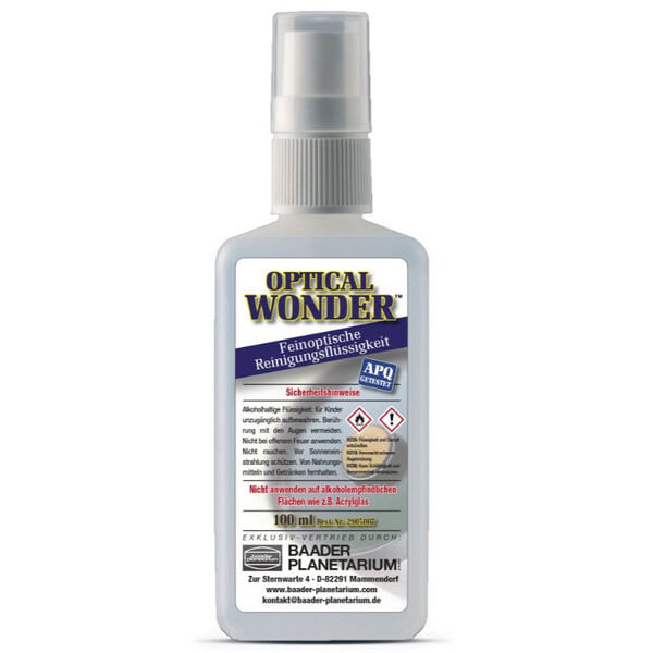 Baader Líquido de limpeza ótica Optical Wonder 100ml