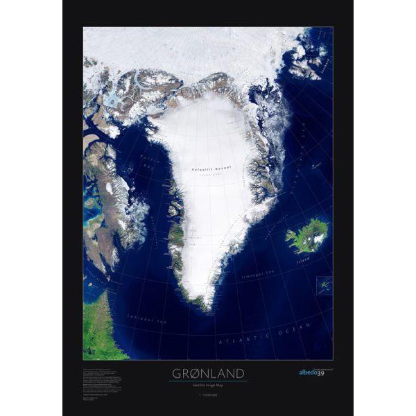 albedo 39 Mapa Groenlândia