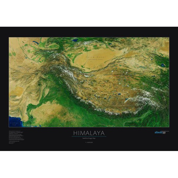 albedo 39 Mapa regional Himalaia/Tibete