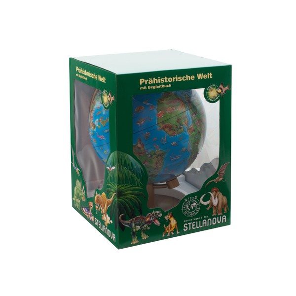 Stellanova DinoZ Globo para crianças luminoso mundo pré-histórico 28cm