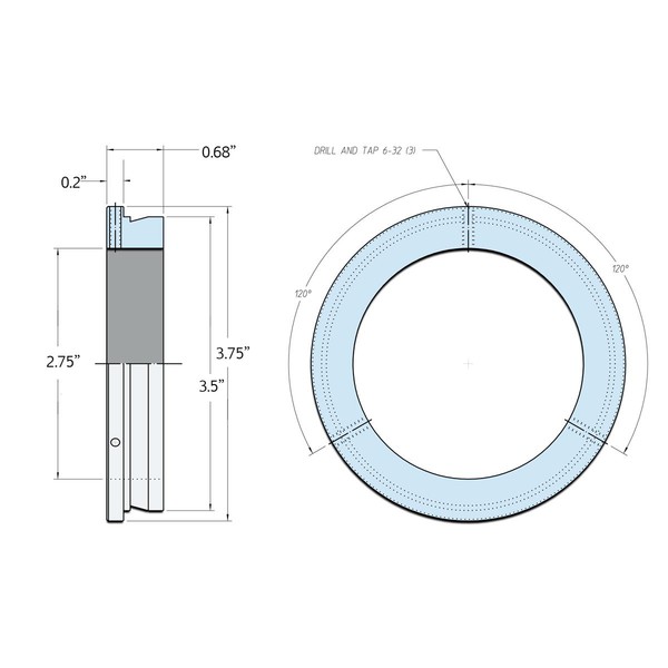 Starlight Instruments 2'' Adaptador de focalizador Takahashi AR-4