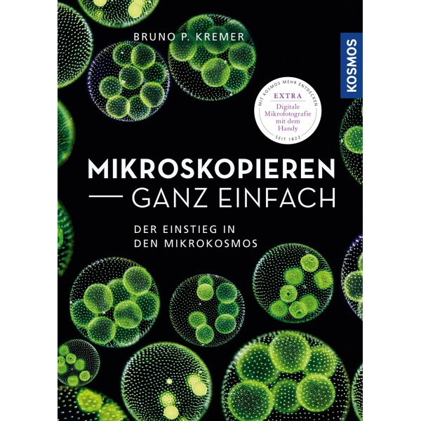 Omegon Mikroskop-Set, Binoview,1000x, LED, Präparationszubehör, Mikroskopiebuch