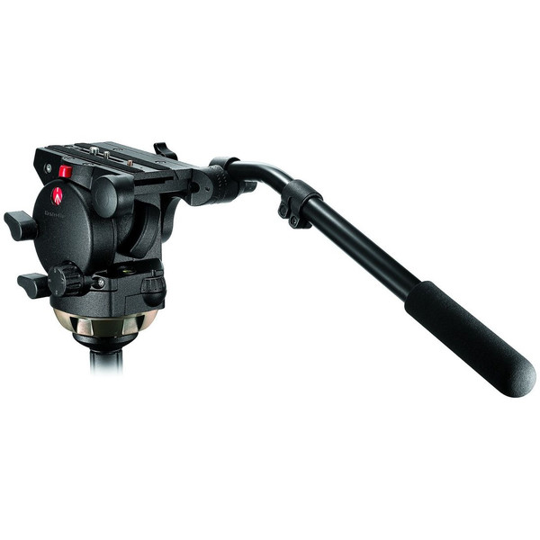 Manfrotto 526 Inclinador de video a fluido profissional com meia esf[éra de 100mm e 357PLV