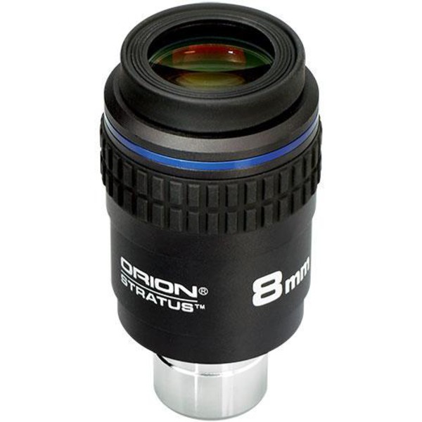 Orion Ocular grande angular Stratus de 8mm com 1,25'' e 2''