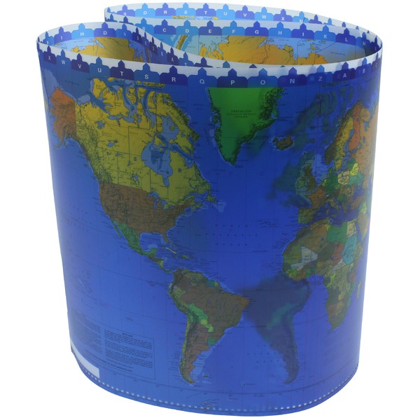 Geochron Mapa mundial sobressalente (atualizado politicamente)