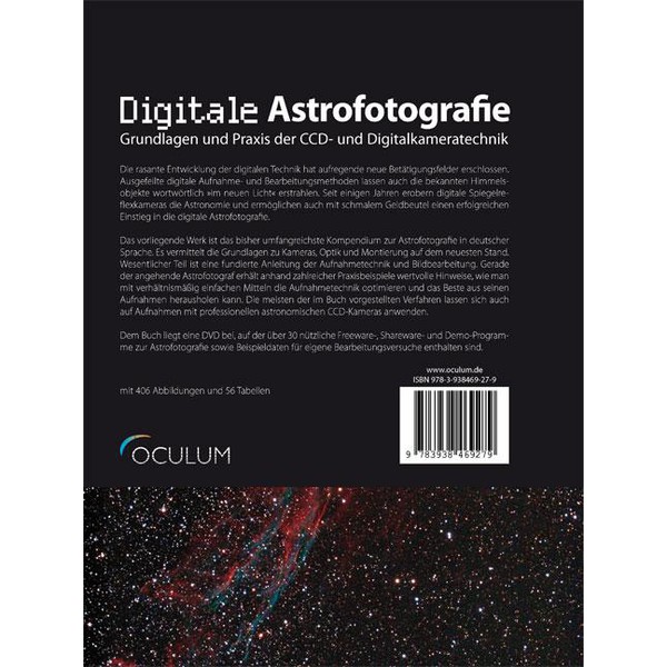 Oculum Verlag Livro Astrofotografia digital com DVD