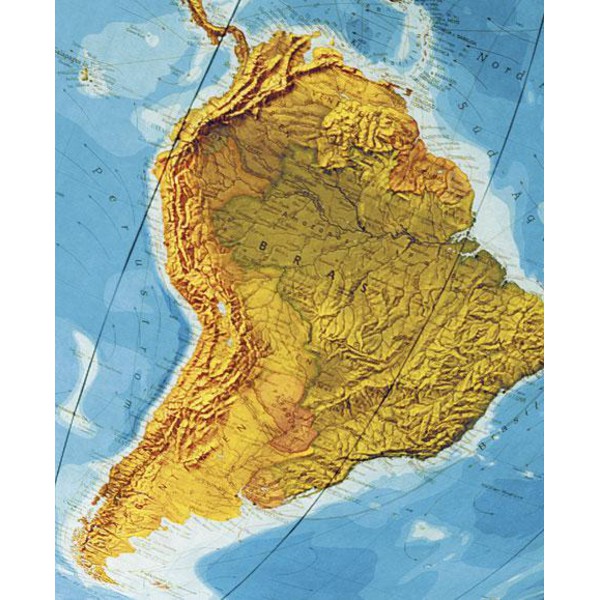 Columbus Globo com pedestal Duo 51cm Holzfuß