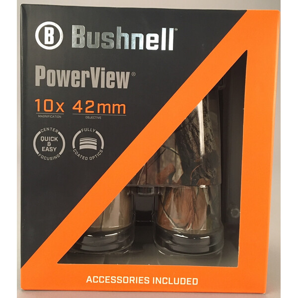 Bushnell Binóculo Powerview 10x42, Realtree Camuflagem